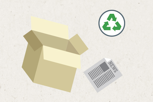 papier et carton pour recyclage